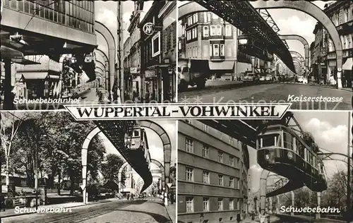 Vohwinkel Schwebebahnhof Kaiserstrasse Schwebebahn Kat. Wuppertal