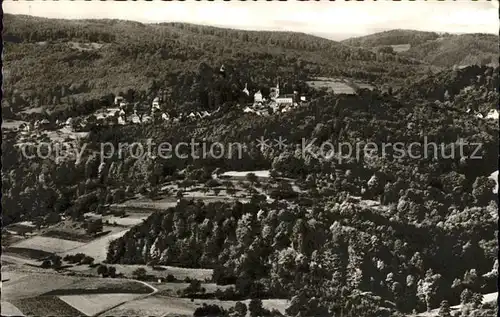 Lindenfels Odenwald Panorama Kat. Lindenfels