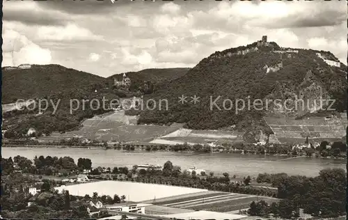 Koenigswinter Der Drachenfels mit Burg / Koenigswinter /Rhein-Sieg-Kreis LKR