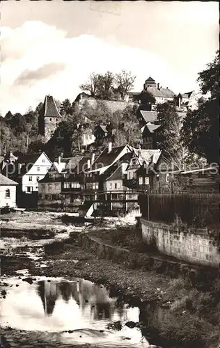 Kronach Oberfranken mit Veste Rosenberg Kat. Kronach