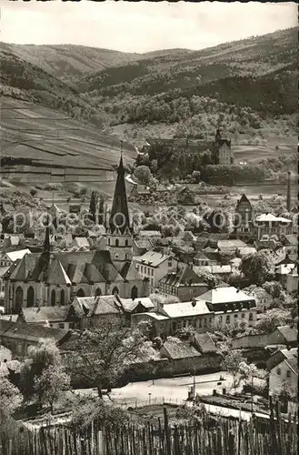 Ahrweiler Ahr Pfarrkirche mit Kloster Kalvarienberg