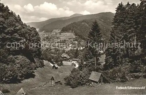 Forbach Baden Panorama Kat. Forbach