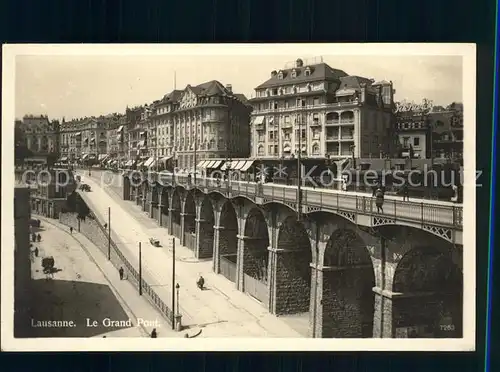 Lausanne VD Le Grand Pont Kat. Lausanne