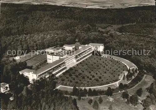 Marburg Lahn Sanatorium Sonnenblick Fliegeraufnahme Kat. Marburg