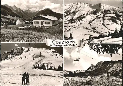 Oberjoch Kirche Skipiste Skilifte Kat. Bad Hindelang