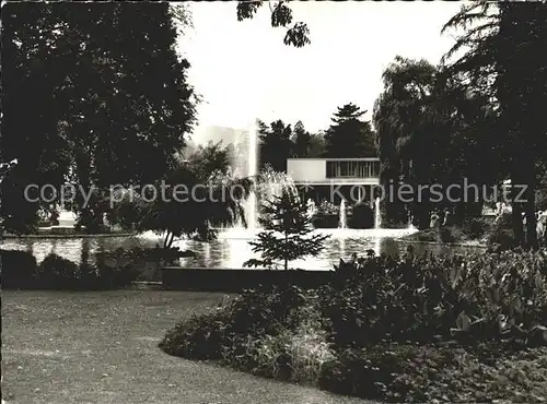 Bad Godesberg Im Stadtpark Fontaene Kat. Bonn