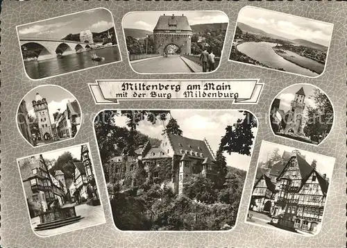 Miltenberg Main Bruecke Tor Brunnen Ortsansichten  Kat. Miltenberg