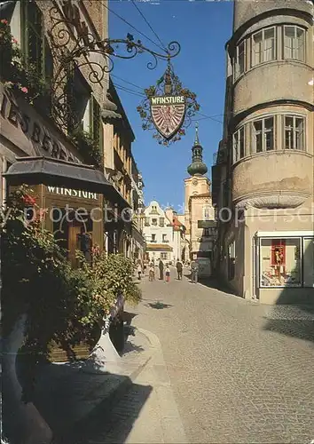 Gmunden Salzkammergut Kirchengasse Erker Kat. Gmunden