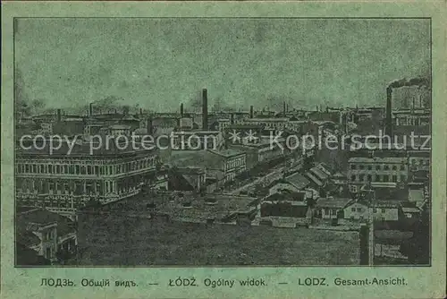 Lodz Gesamtansicht / Lodz /