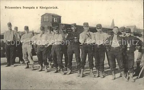 Koenigsbrueck Prisonniers francais / Koenigsbrueck /Bautzen LKR