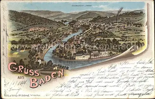 Baden AG Stadtansicht / Baden /Bz. Baden