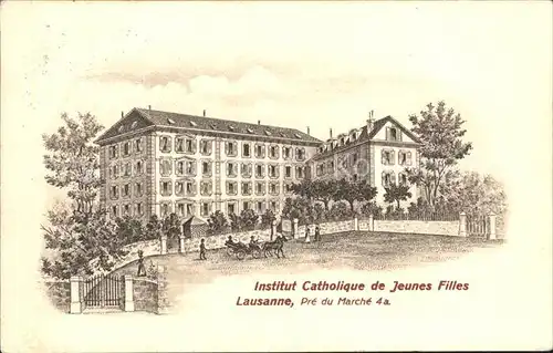 Lausanne VD Institut Catholique deJeunes Filles / Lausanne /Bz. Lausanne City