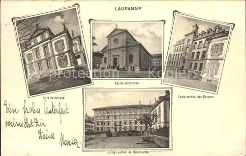 Lausanne VD Eglise catholique Cure catholique / Lausanne /Bz. Lausanne City