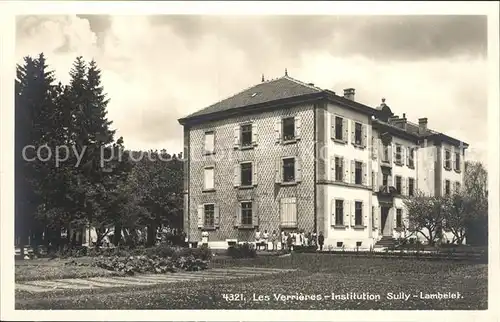 Verrieres Les Institution / Les Verrieres /Bz. Val-de-Travers