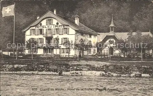 Champ-du-Moulin Hotel de la Truite / Champ-du-Moulin /Bz. Boudry