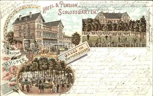 Herrenhausen Hannover Hotel Pension Schlossgarten / Hannover /Region Hannover LKR