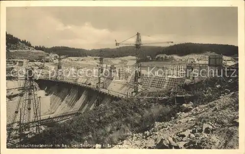 Seebrugg Schluchseesperre / Schluchsee /Breisgau-Hochschwarzwald LKR