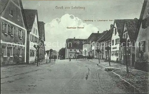 Lehrberg Handlung Kern Gasthaus Buehler / Lehrberg /Ansbach LKR