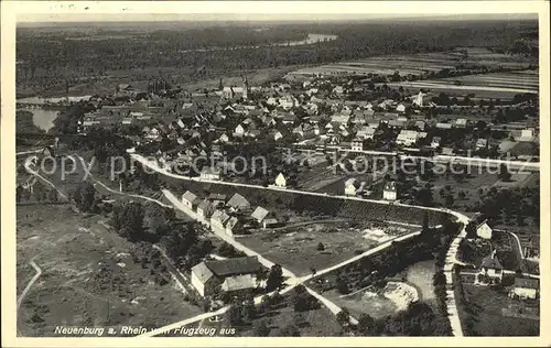 Neuenburg Rhein Fliegeraufnahme / Neuenburg am Rhein /Breisgau-Hochschwarzwald LKR