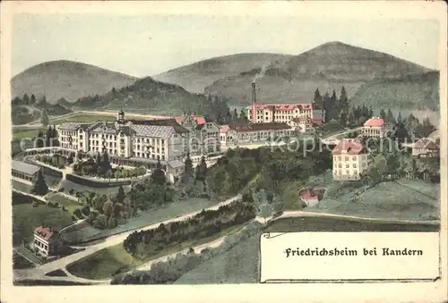 Friedrichsheim Rehaklinik Kandertal Dorfansicht / Malsburg-Marzell /Loerrach LKR
