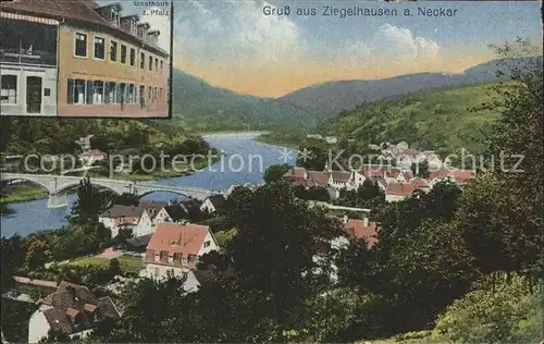 Ziegelhausen Gasthaus zur Pfalz / Heidelberg /Heidelberg Stadtkreis