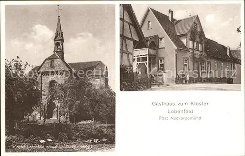 Lobenfeld Gasthaus zum Kloster  / Lobbach /Heidelberg Stadtkreis