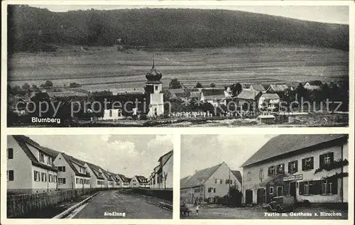 Blumberg Baden Siedlung Gasthaus zum Hirschen / Blumberg /Schwarzwald-Baar-Kreis LKR