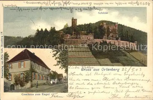 Ortenberg Baden Schloss Gasthaus zum Engel / Ortenberg /Ortenaukreis LKR