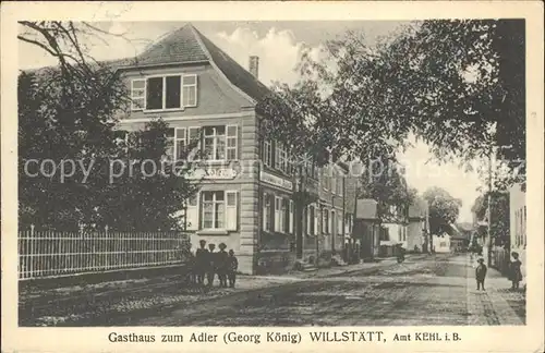 Willstaett Gasthaus zum Adler / Willstaett /Ortenaukreis LKR