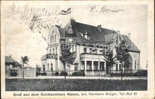 Nauen Havelland Schuetzenhaus / Nauen /Havelland LKR