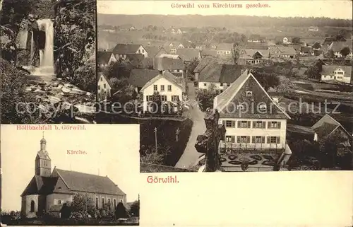 Goerwihl Kirche Hoellbachfall / Goerwihl /Waldshut LKR
