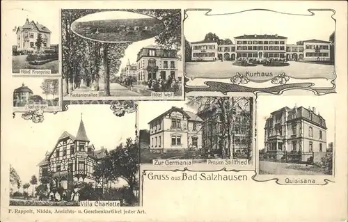 Bad Salzhausen Quisisana Kurhaus Villa Charlotte / Nidda /Wetteraukreis LKR