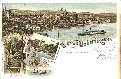 ueberlingen Bodensee Hafen Hoedinger Tobel / ueberlingen /Bodenseekreis LKR