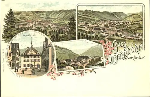 Oberndorf Neckar Marktplatz  / Oberndorf am Neckar /Rottweil LKR