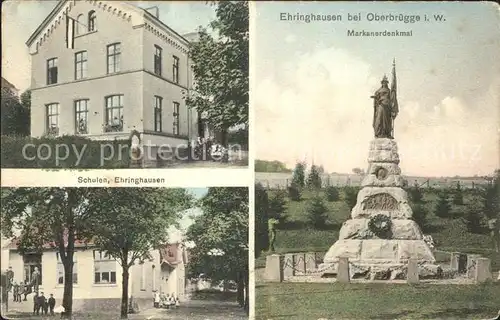 Ehringhausen Oberwesterwald Schulen Markanerdenkmal / Meudt /Westerwaldkreis LKR