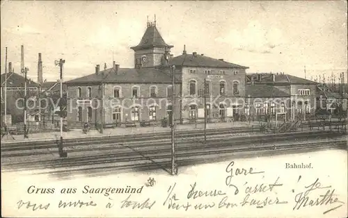 Saargemuend Bahnhof / Sarreguemines /Arrond. de Sarreguemines