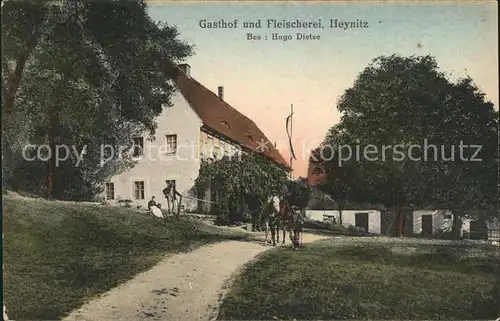 Heynitz Gasthof und Fleischerei  / Nossen /Meissen LKR