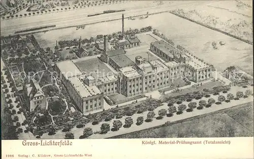 Lichterfelde Berlin Koenigliches Material- Pruefungsamt / Berlin /Berlin Stadtkreis