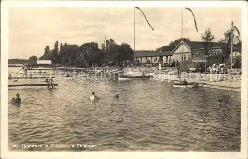 Chieming Chiemsee Strandbad / Chieming /Traunstein LKR