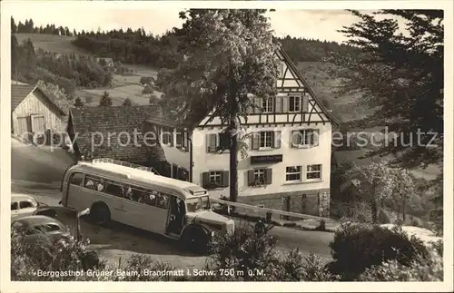 Brandmatt Schwarzwald Berggasthof Gruener Baum / Sasbachwalden /Ortenaukreis LKR