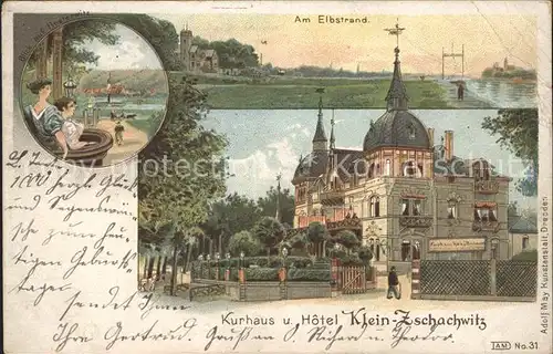 Zschachwitz Elbstrand Kurhaus Hotel  / Dresden /Dresden Stadtkreis