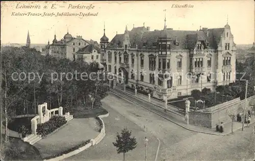 Leitmeritz Litomerice Nordboehmen Parkstrasse Elisenheim Kaiser-Franz-Josef-Jubilaeumsdenkmal / Litomerice /