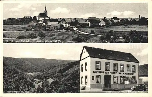 Moersdorf Hunsrueck Gasthaus zur Krone Flaumbachtal / Moersdorf /Cochem-Zell LKR