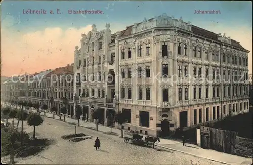 Leitmeritz Litomerice Nordboehmen Elisabethstrasse Johannahof  / Litomerice /