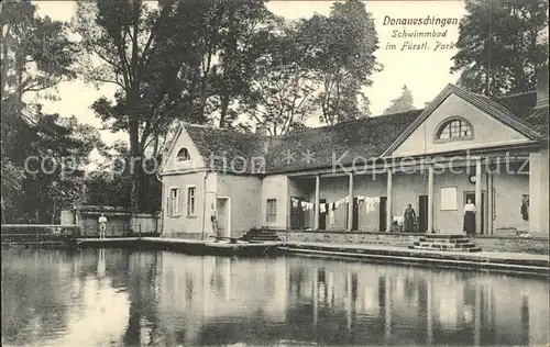 Donaueschingen Schwimmbad Fuerstlicher Park / Donaueschingen /Schwarzwald-Baar-Kreis LKR