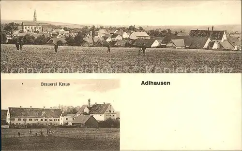 Adlhausen Brauerei Kraus / Langquaid /Kelheim LKR