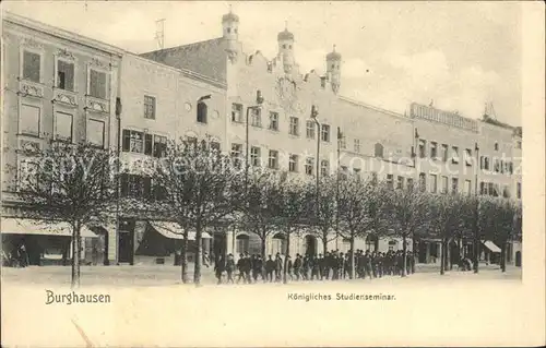 Burghausen Salzach Koenigliches Studienseminar / Burghausen /Altoetting LKR