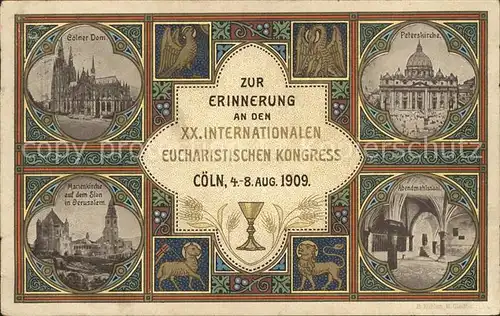 Koeln Rhein XX. Internationaler Eucharistischer Kongress  / Koeln /Koeln Stadtkreis