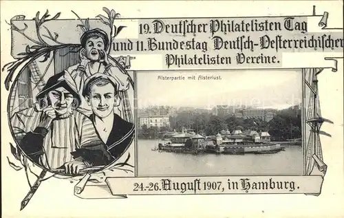 Hamburg 19. Deutscher Philatelisten Tag 11. Bundestag Deutsch-oesterreichischer Philatelisten Vereine  / Hamburg /Hamburg Stadtkreis