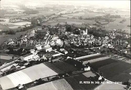 St Peter Au Fliegeraufnahme / St. Peter in der Au /Mostviertel-Eisenwurzen